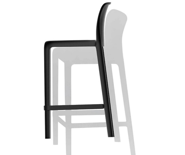 Barová židle Bayo, outdoor, plast, výška sedu 65cm, CB1984