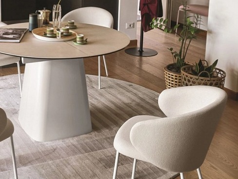 Židle s područkami Tuka, kov, látka, CB1999