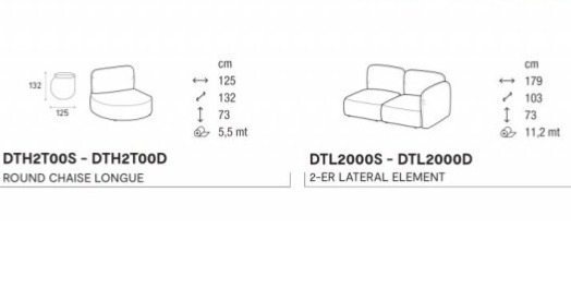 Látková pohovka Ginza, 304x132 cm, CS3442