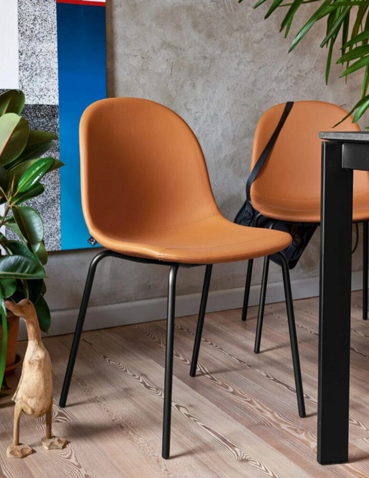 Otočná židle Academy, kov, umělá kůže Vintage, CB1694 180