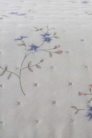 Oboustranný přehoz Aurora Blue, 235x270 cm, se 2 povlaky na polštář