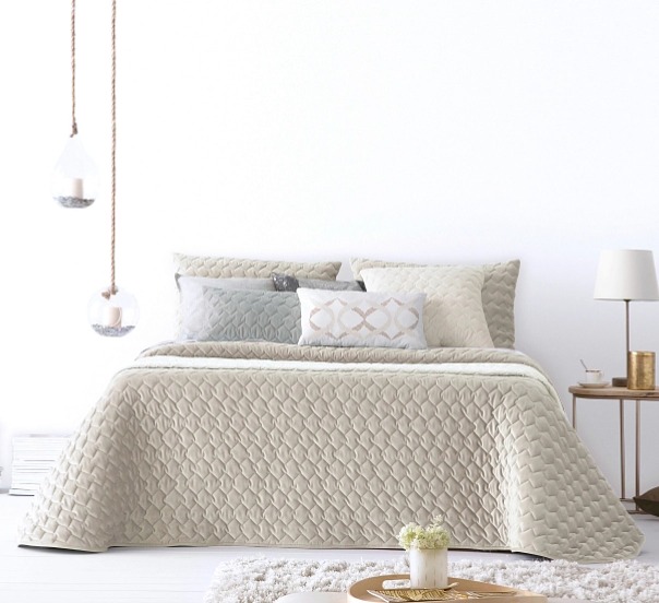 Přehoz na postel Naroa Arena, béžový