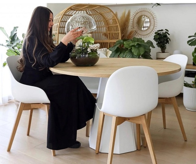 Kulatý stůl Dix, O120 cm, CB4804-FD 120