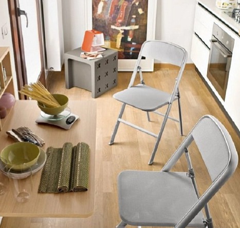 Skládací židle Alu, hliník, CB205