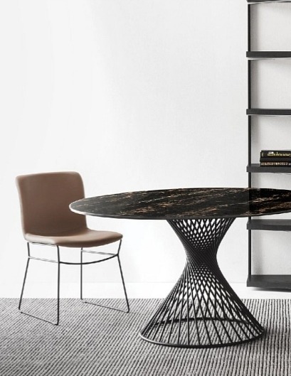 Kulatý stůl Vortex, sklokeramika, CS4108-FD