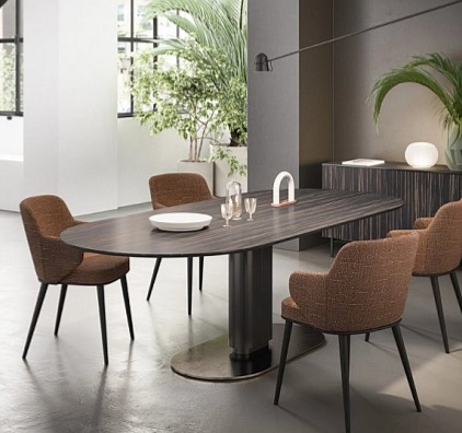 Židle s područkami Foyer, dřevo, látka, CS1889