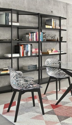 Jídelní židle Saint Tropez Wood, dřevo, plast, CS1855