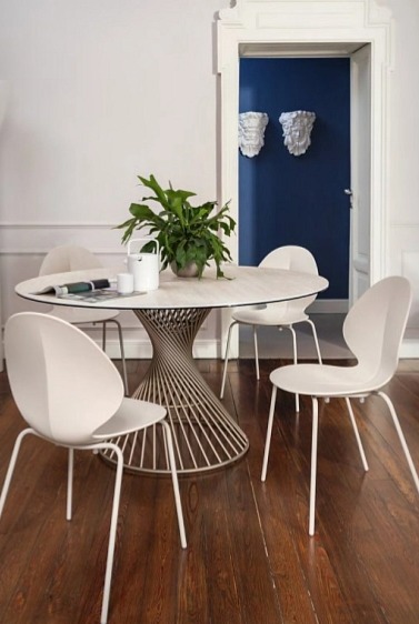 Židle Basil, plast, kov, CS1359