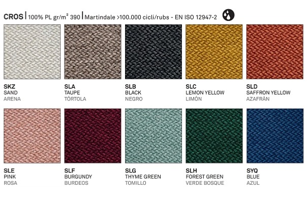 Jídelní židle Cozy, kov, látka, umělá kůže, CB2135