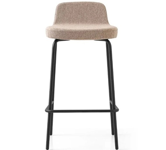 Barová židle Riley, kov, výška sedu 65 cm, CB2110