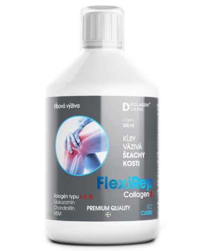 Tekutá kĺbová výživa s kolagénmi typov 1, 2 a 3.