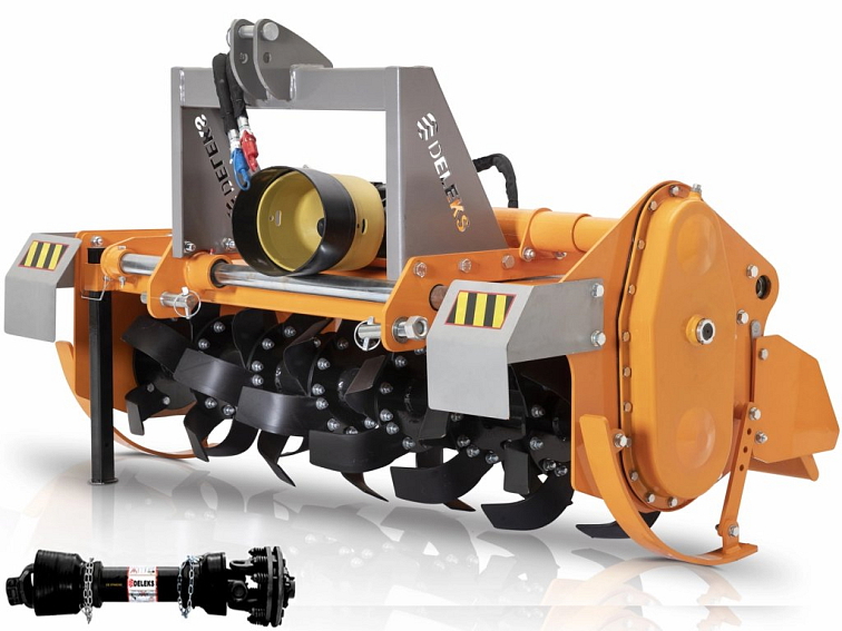 Rotavátor hydraulicky posuvný za malotraktor DFH-IDR-135 Deleks