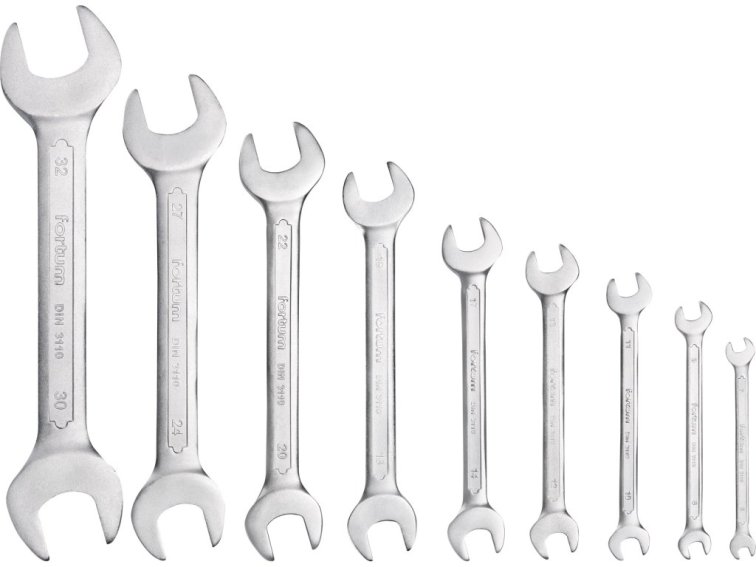 Sada plochých klíčů 6-32 mm