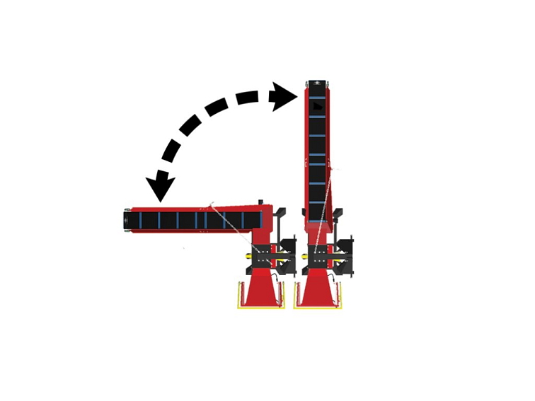 Špalíkovač ROK150 s pásovým dopravníkem 3 m