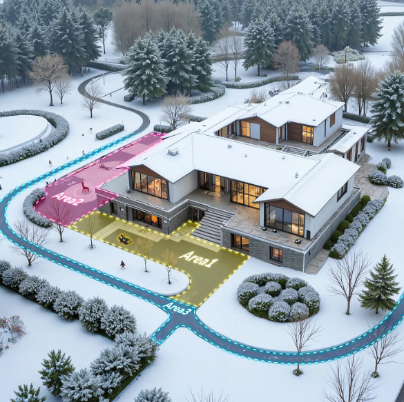 Yarbo Core - modul sněhová fréza