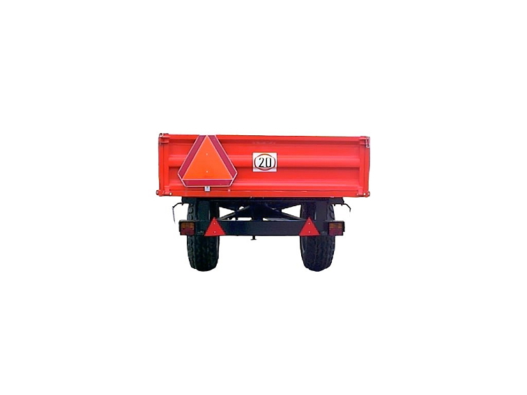 Vlek za traktor sklápěcí 150x250 cm 1,0 - 1,4 t s SPZ