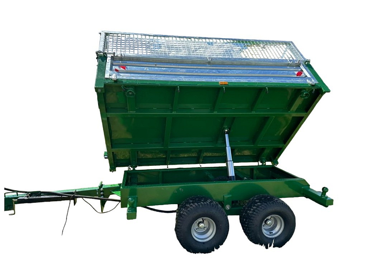 Vlek 2 za traktor třístranné sklápění140x240 cm 1500 kg SPZ