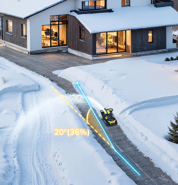 Yarbo Core - modul sněhová fréza