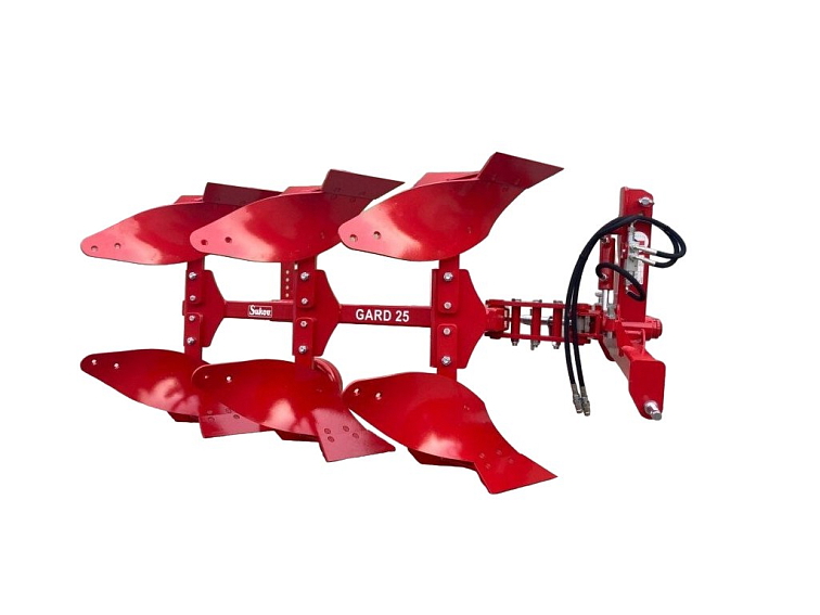 Pluh trojradličný nesený otočný 75 cm