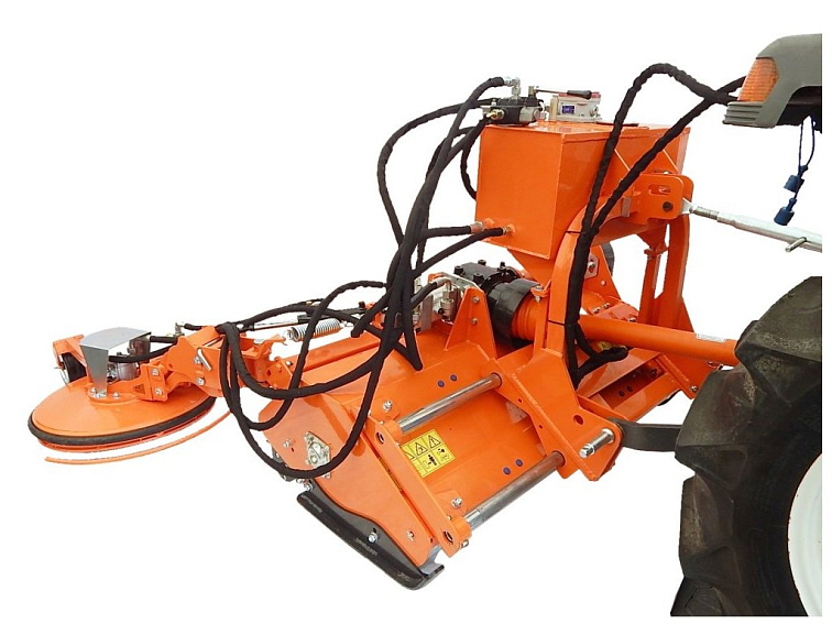 Mulčovač za traktor EFGCHSM 145 cm s podsekávačem ohradníků