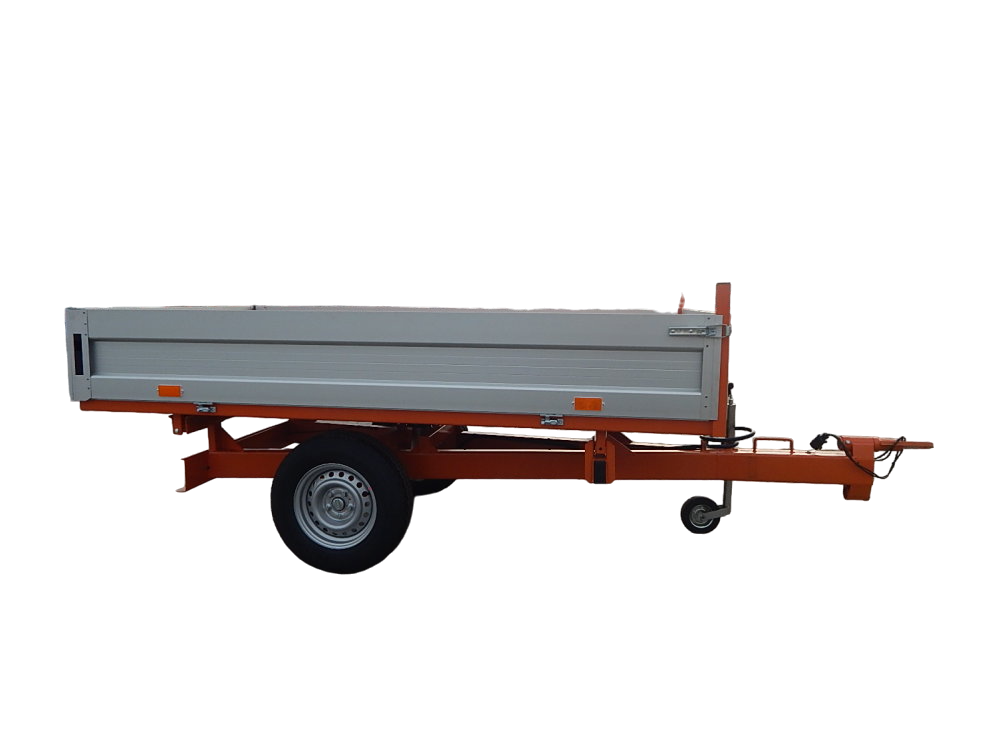 Vlek za traktor sklápěcí 150x280 cm 2,5 t GEOGRASS