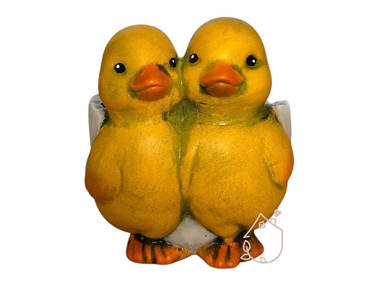 Květináč s kuřátky Pípík