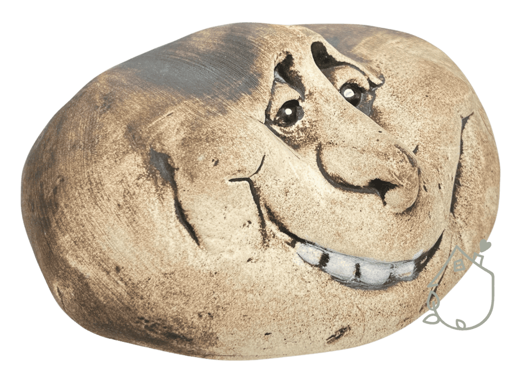 Dekorace do zahrady s úsměvem Šklíba