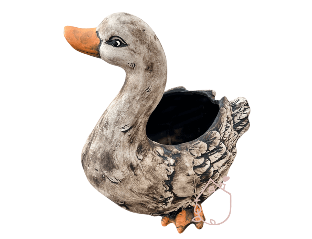 Keramický květináč kachna Květka