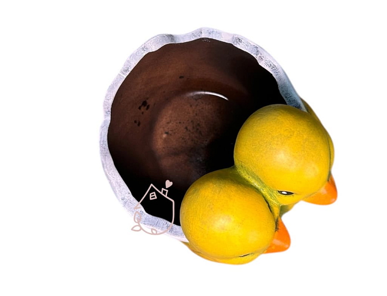 Květináč s kuřátky Pípík