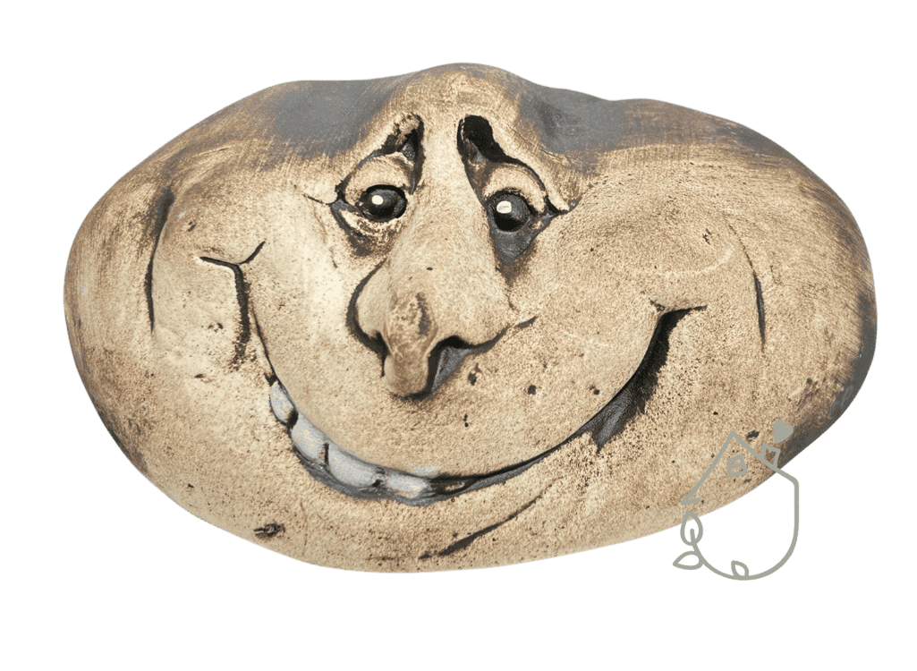 Dekorace do zahrady s úsměvem Šklíba