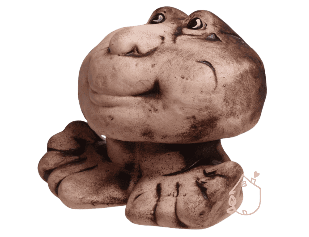 Keramika do zahrady na nožičkách Očíčko