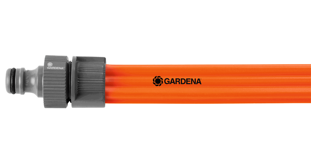 Hadicový zavlažovač, délka 7,5 m, oranžový