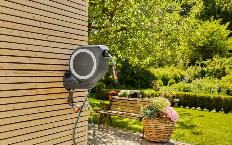 Nástěnný box na hadici RollUp M 20m bílý