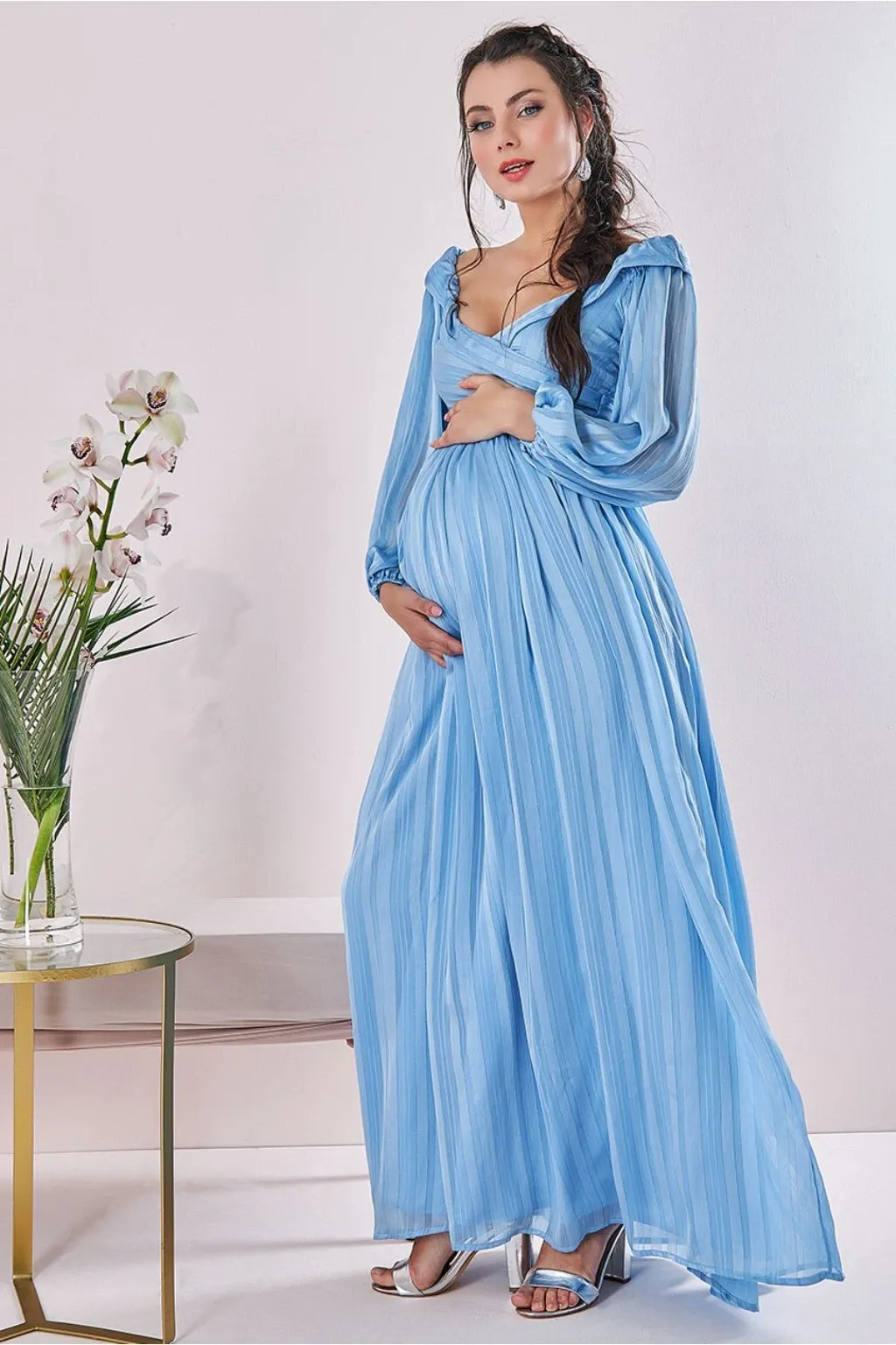 Elegancia na druhú: Spoločenské šaty pre tehotné