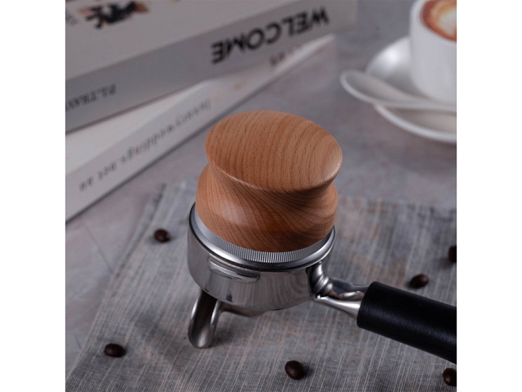 Macaron distributor tamper beech 51mm