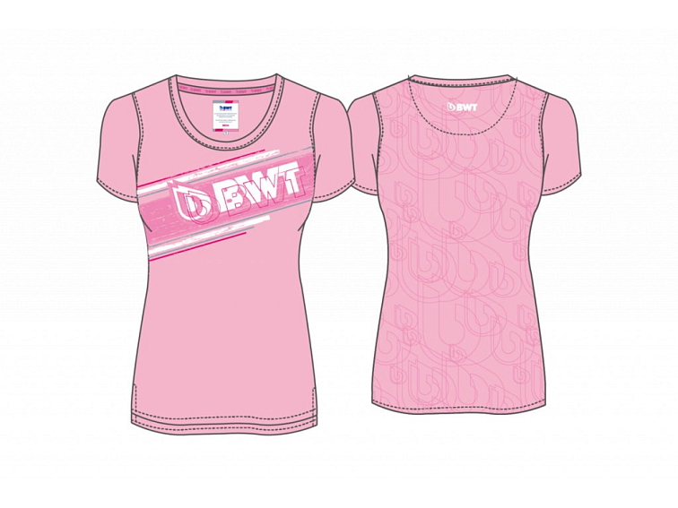 BWT Dámske Tričko Pink