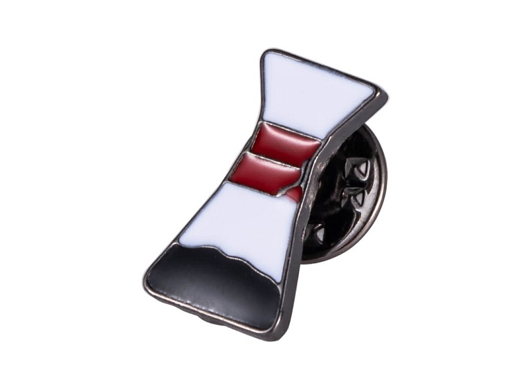 Pin Chemex Black Red White