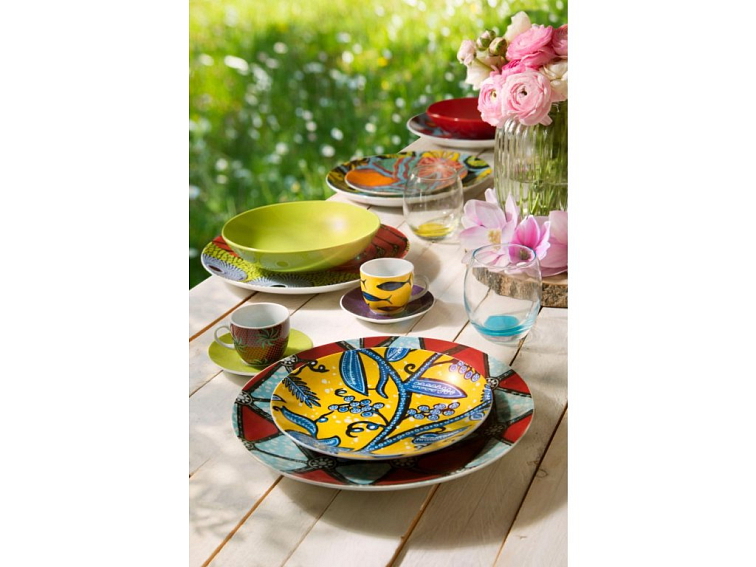 Cup and saucer AFRICANO 90 ml set 6ks