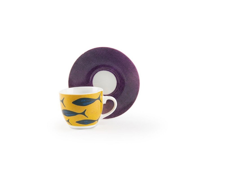 Cup and saucer AFRICANO 90 ml set 6ks