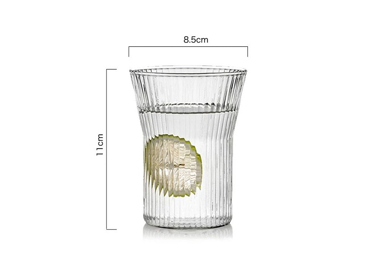 Glass cup vertical 250ml