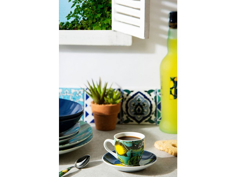 Cup and saucer LIMONI 90 ml set 6ks