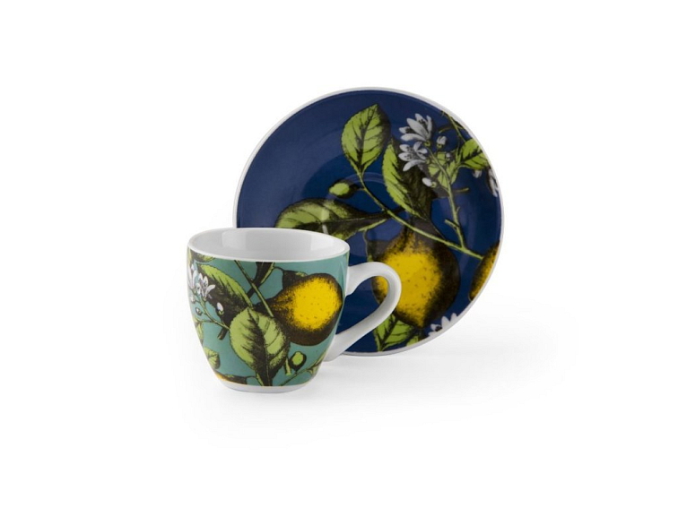 Cup and saucer LIMONI 90 ml set 6ks