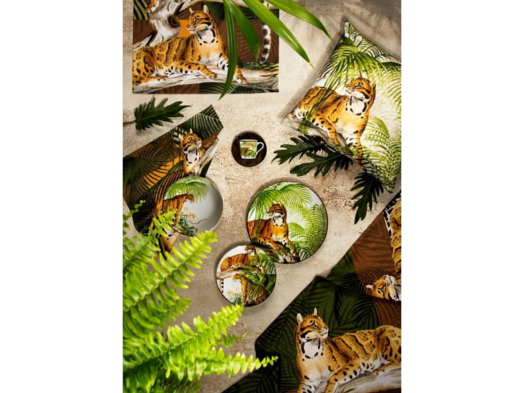 Cup and saucer LEOPARD 90 ml set 6ks