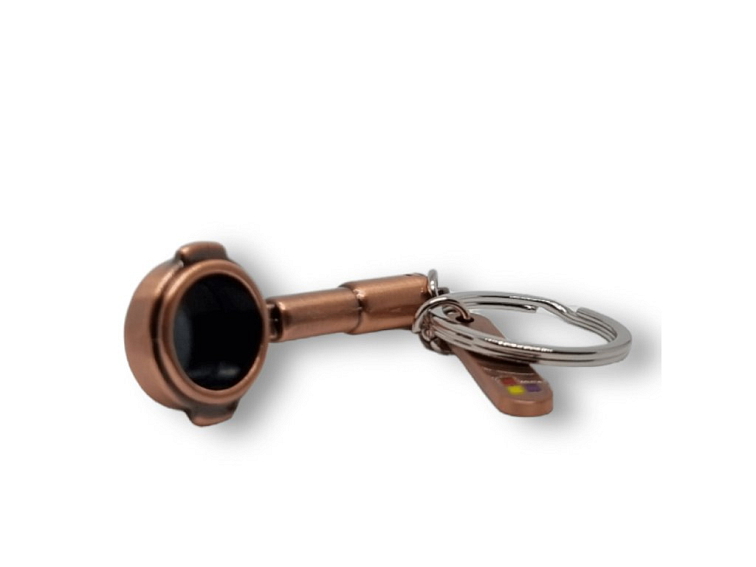 Keychain portafilter bronze