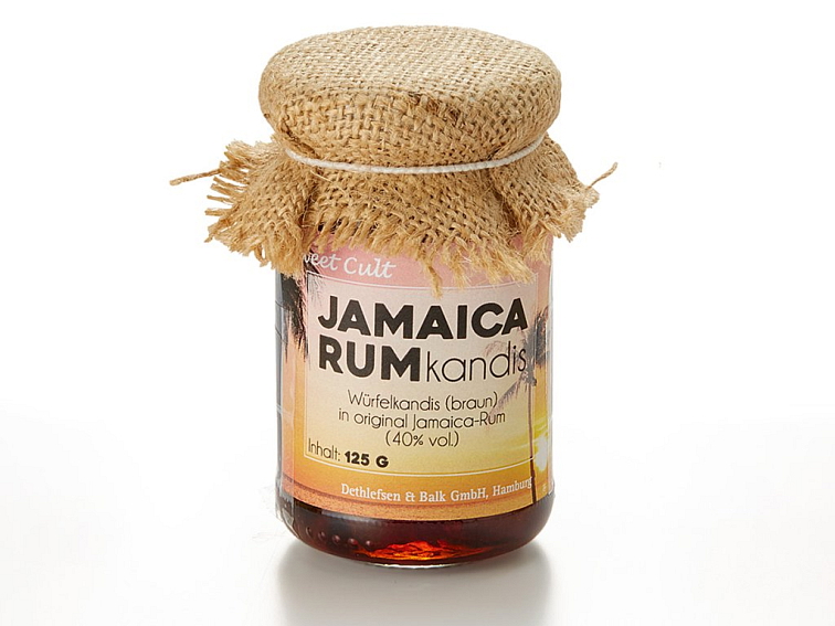 Rock sugar in Jamaica rum