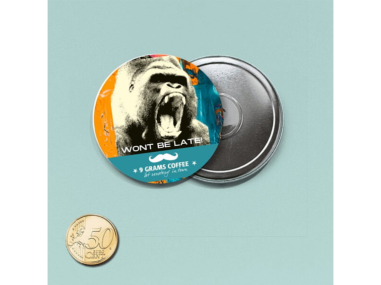 Magnetka 50 mm WONT BE LATE