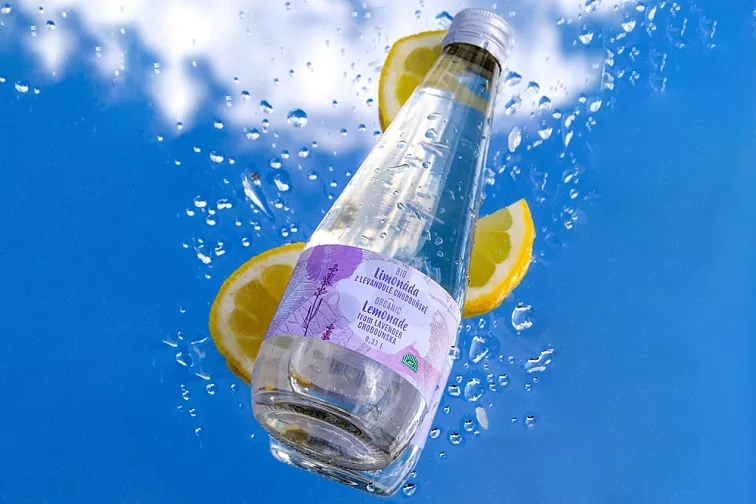 BIO lavender lemonade from BIO Lavender from Chodouň and lemon packaging 8 + 1 FREE