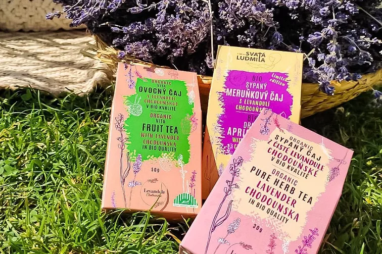 BIO Vitafruit sypaný čaj s 9 vitamínmi a Levandulí Chodouňskou