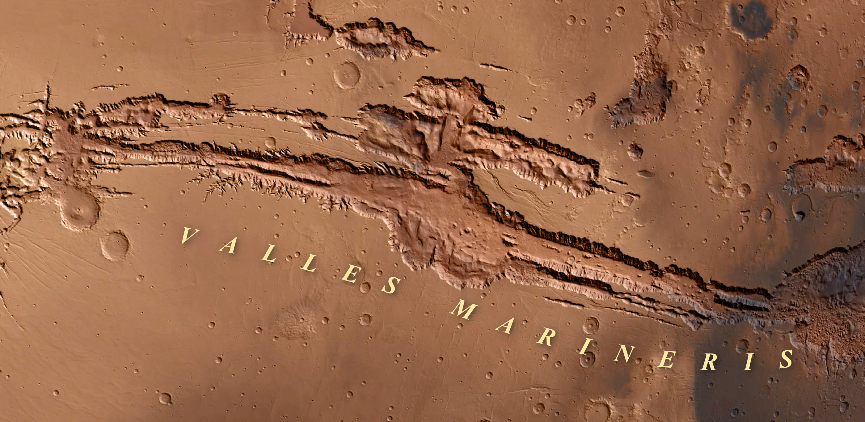 Velká mapa Marsu