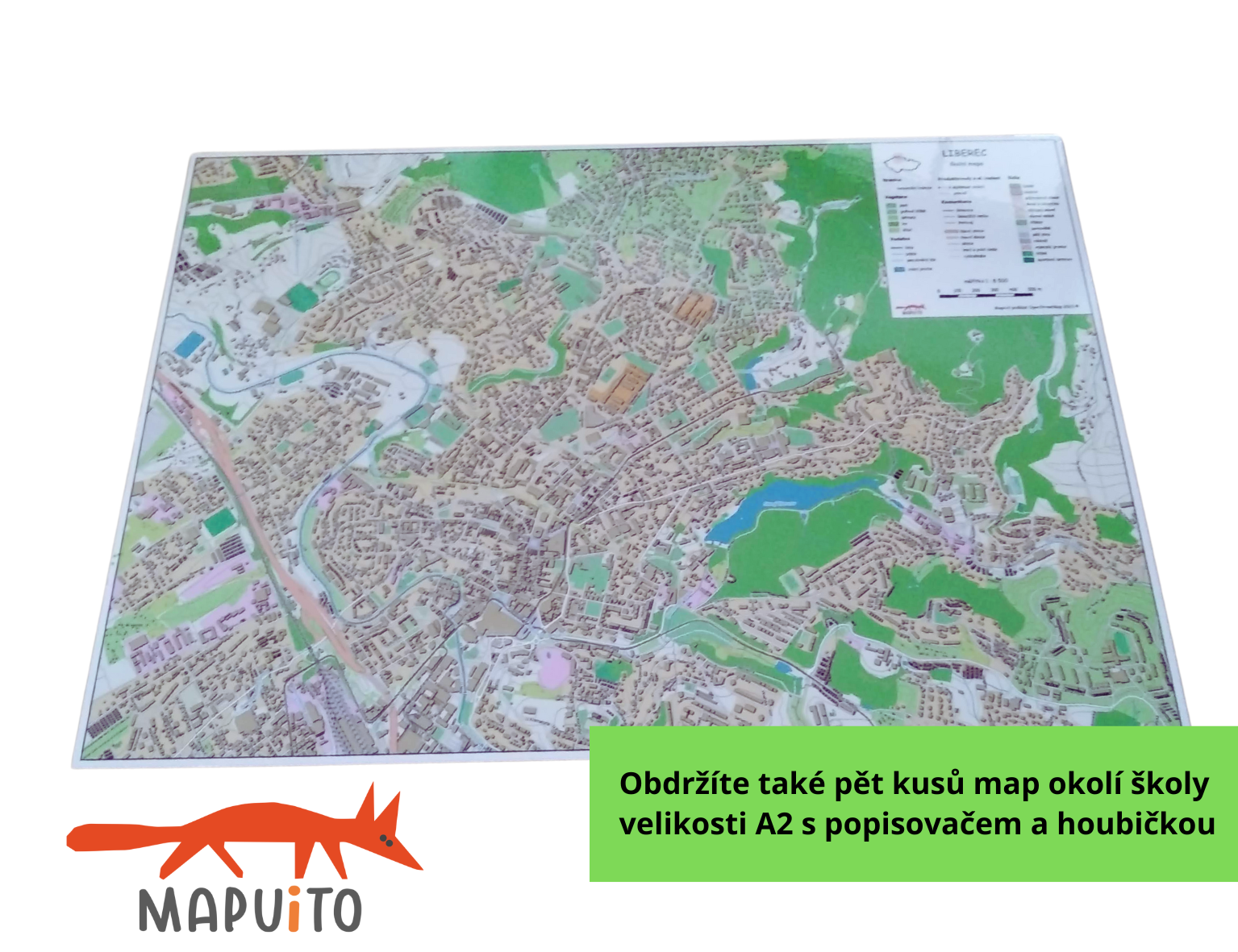 Vaše škola na mapě – zakázková výroba
